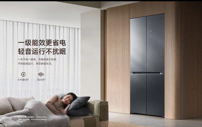 Pro 十字508L双系统冷藏冷冻龙8国际点此进入米家冰箱 分储鲜(图1)