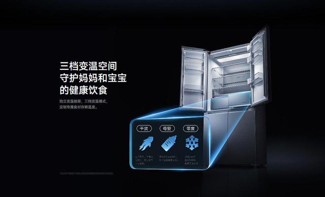 Pro 十字508L双系统冷藏冷冻龙8国际点此进入米家冰箱 分储鲜(图6)